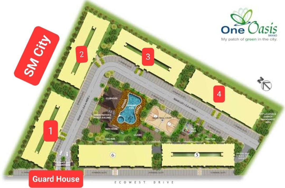 Ri'S One Oasis W Free Pool Back Of Sm City Mall Davao City Eksteriør billede